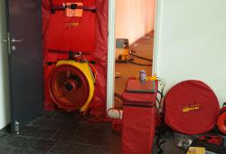Blower in actie